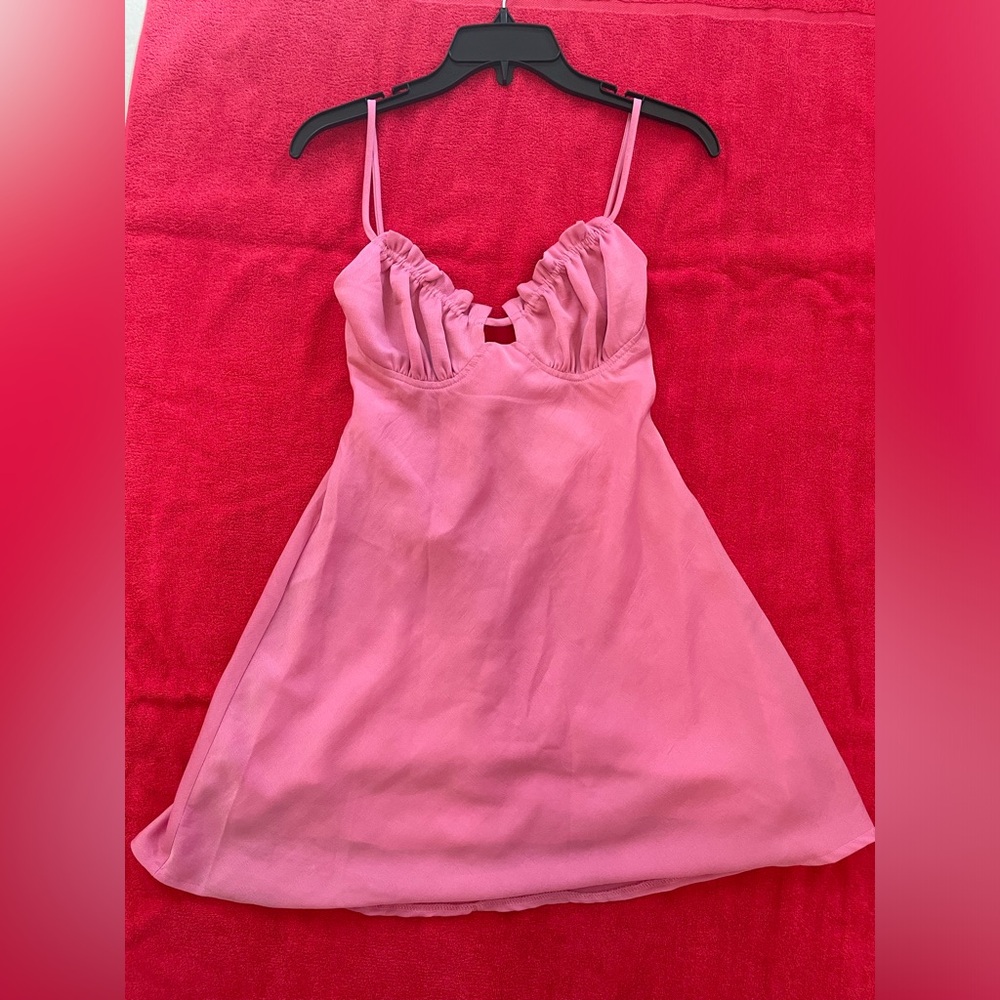 Hello Molly- pink mini dress, size medium